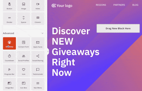 Adding a RafflePress giveaway to a SeedProd landing page