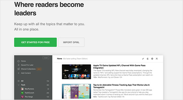 feedly-content-curation-tool - RafflePress RSS Feed reader Feedly