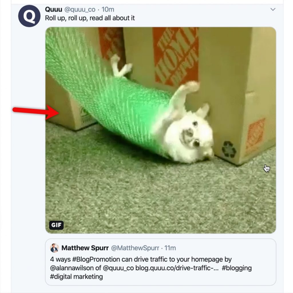 visual-content - RafflePress Engaging image shared on X to increase follower engagement