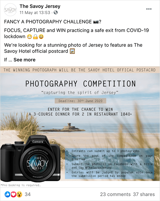 facebook-photo-contest-example - RafflePress Facebook photo contest examples