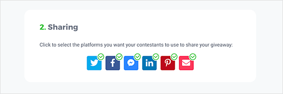 kingsumo-sharing-options - RafflePress KingSumo giveaway sharing options