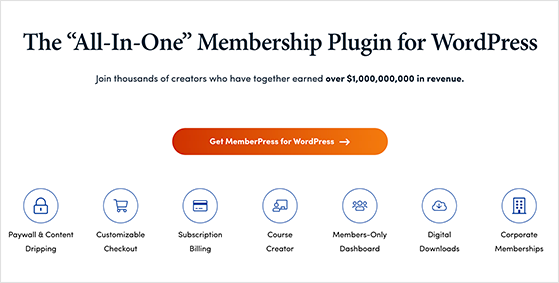 memberpress-homepage - RafflePress MemberPress Homepage